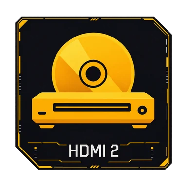 Disc player on HDMI